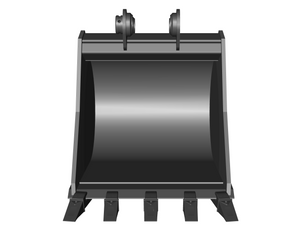 WERK-BRAU Dirt Bucket for 1,500 - 2,100 lbs. Excavators. (Mini 04)