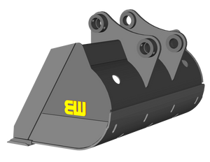 Cucharón de nivelación y zanjeo para trabajos severos Werk-Brau para 50,000-59,000 lbs. Excavadoras (25MT)