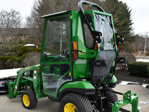 Curtis enclosed plus cab for John Deere 2025R tractor