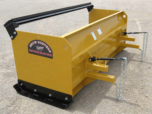 WORKSAVER 36 series snow pusher for skid steer and tractors