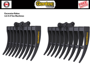 GENTEC Rakes for 6.0-9.9 Ton Excavators