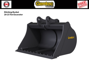 GENTEC Ditching Bucket for 20-23 Ton Excavators