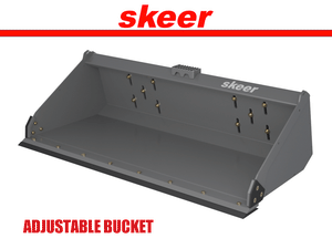 SKEER SYSTEM Adjustable Bucket for skid steer