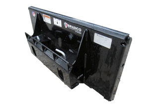 BRADCO ADAPTER PLATES FOR MINI LOADERS