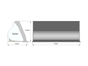 GRABTEC BW buckets for wheel loaders