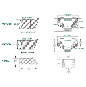 CID Concrete Buckets for Skid Steers