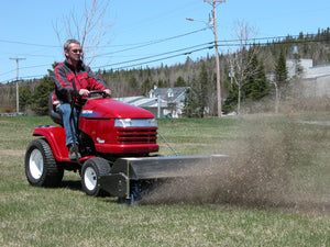 BERCOMAC 48" Rotary Broom for Lawn and Garden Tractors