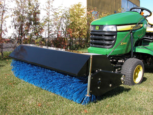 BERCOMAC 48" Rotary Broom for Lawn and Garden Tractors