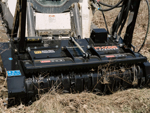 WERK BRAU FHX Brush Hound Defender Drum Mulcher for skid steers