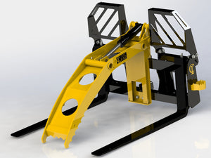 CL Fabrication pallet fork grapple for skid steer