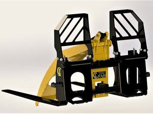 CL Fabrication pallet fork grapple for skid steer