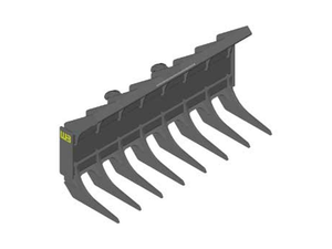 WERK-BRAU Grading Rake for Wheel loaders 30,000 - 33,000 lbs. (class 3.5)