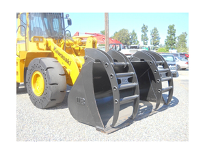 WERK-BRAU Grapple Bucket for Wheel loaders 20,000 - 26,000 lbs. (class 2)