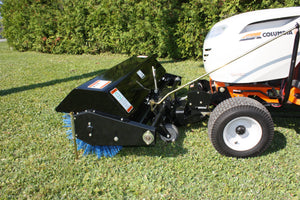 BERCOMAC 48" Rotary Broom for Lawn and Garden Tractors