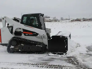 Erskine industrial snow push for skid steer loader