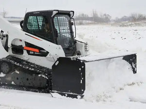 Erskine industrial snow push for skid steer loader