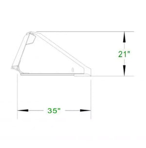 CID Long Bottom Buckets for Skid Steers