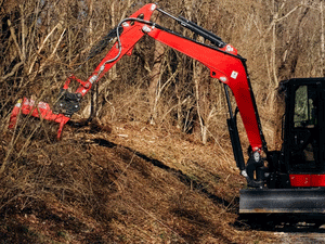 FECON Bull Hog drum mulcher for 7000 - 16000 lbs. excavators