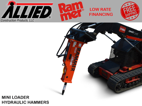 MINI LOADER: HYDRAULIC HAMMER - Langefels Equipment Co LLC