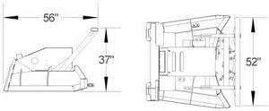 CID Forestry Disc Mulcher for Skid Steers