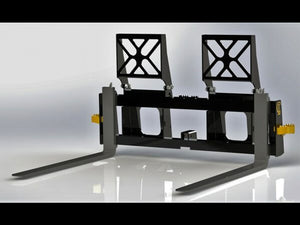 CL Fabrication pallet forks for skid steer