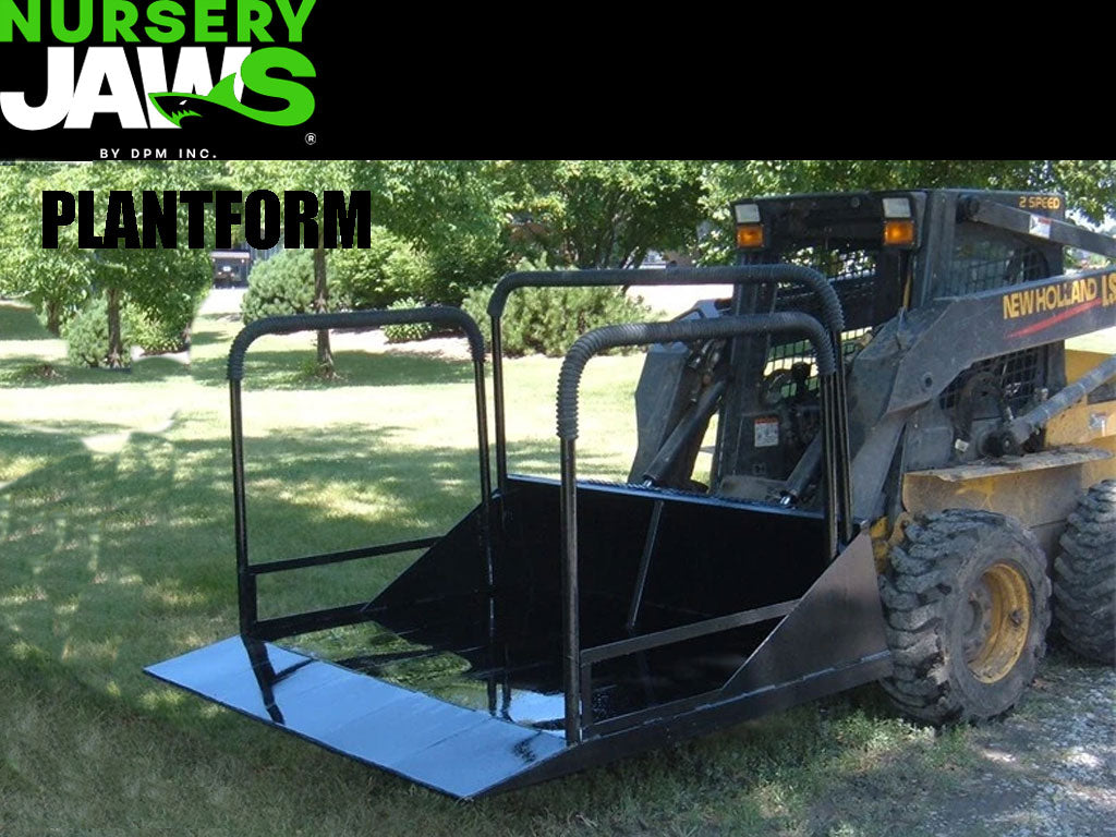 DPM nursery Jaws Plantform for skid steer