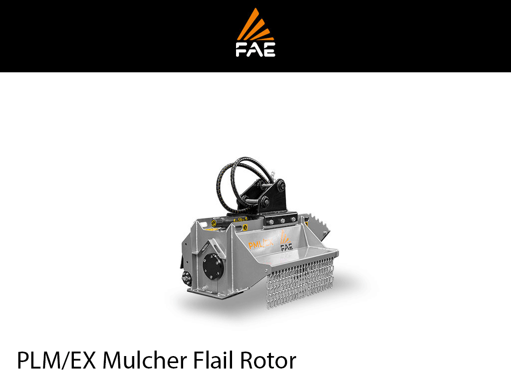 Trituradora forestal FAE PML/EX para miniexcavadoras, 11000 - 15000 lbs. máquinas