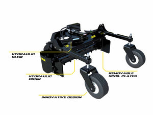 DIGGA mini loader power box rake 60"