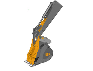 WERK-BRAU Progressive Link hydraulic thumb for excavators 24,000 - 33,000 lbs. (12MT)