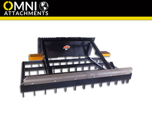 OMNI ATTACHMENTS rake for mini loader