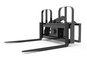 HLA rotating pallet forks for skid steer