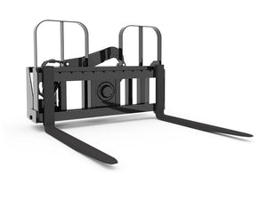 HLA rotating pallet forks for skid steer