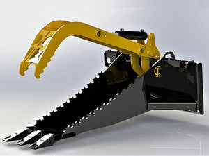 CL Fabrication Stump bucket grapple