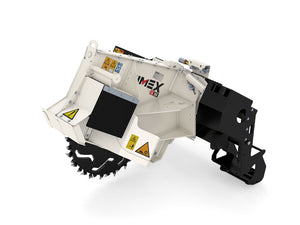 SIMEX T/TA rock saw for skid steer loaders