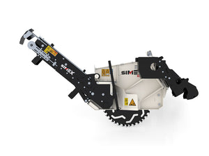 SIMEX T/TA rock saw for skid steer loaders