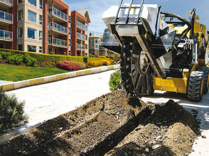 SIMEX T/TA rock saw for skid steer loaders