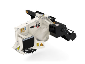 SIMEX T/TA rock saw for skid steer loaders