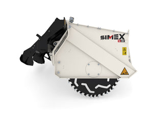 SIMEX T/TA rock saw for skid steer loaders