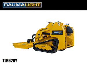 BaumaLight TRL620Y stand on compact mini loader