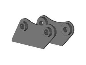 WERK BRAU Hangers / top mounts for Mini Excavators