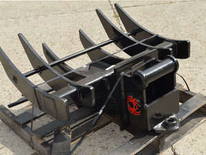 SPIDER TREE RIPPER with rake option for excavators