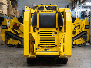 BaumaLight TRL536D stand on compact mini loader