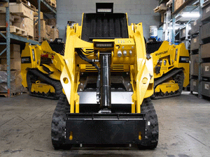 BaumaLight TRL536D stand on compact mini loader