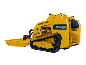 BaumaLight TRL620Y stand on compact mini loader