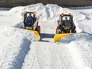 SnowWolf Ultra snow plows for skid steer