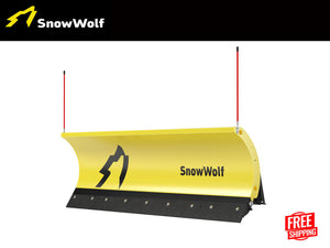 SnowWolf Ultra snow plows for skid steer