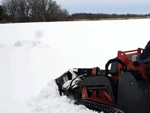 ERSKINE Mini Skid Steer V-Plow