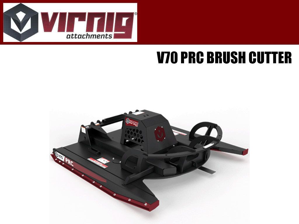 VIRNIG V70 open front rotary brush cutter