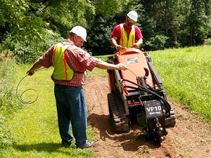 PALADIN Mini Vibratory Plow for Mini Loader