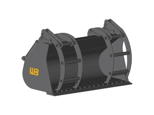 WERK-BRAU Grapple Bucket for Wheel loaders 51,000 - 68,000 lbs. (class 6)